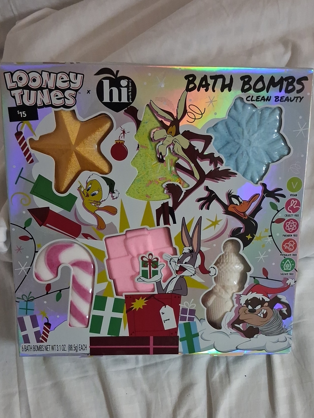 Looney Tunes Holiday Bath Bomb Gift Set - Multicolor
